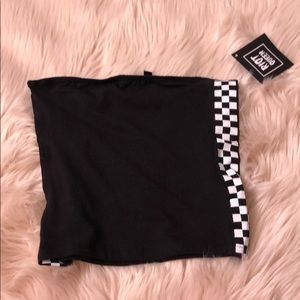 Checker Tube Top